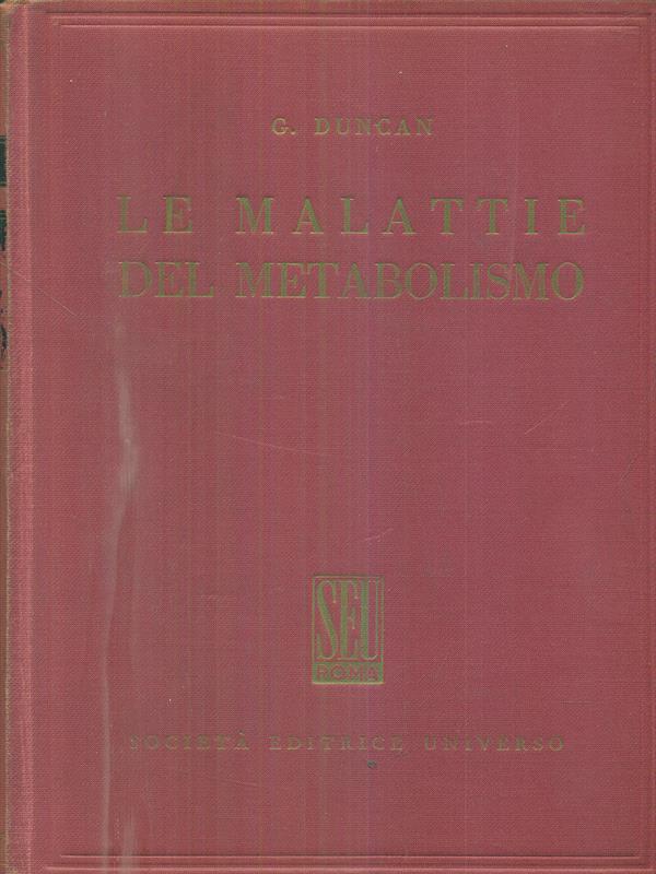 Le malattie del metabolismo