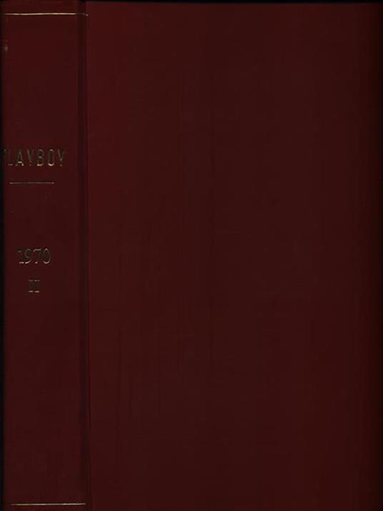 Playboy 1970 - II semstre rilegato in un unico volume - copertina