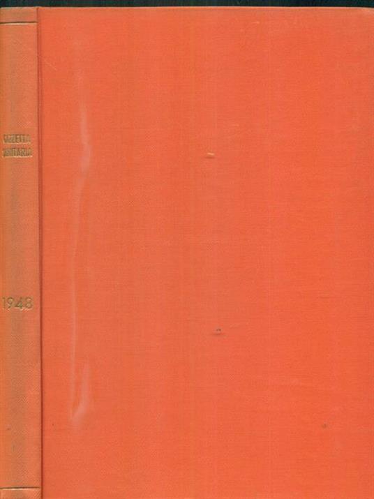 Gazzetta sanitaria 1948 - copertina