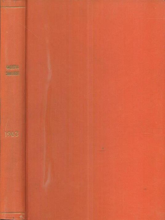gazzetta sanitaria 1963 - copertina