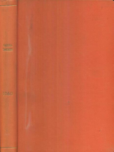 Gazzetta sanitaria 1960 - copertina