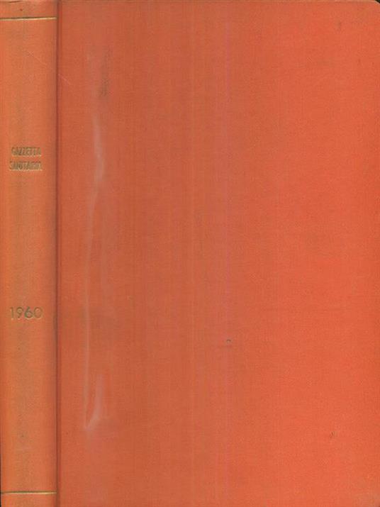 Gazzetta sanitaria 1960 - copertina