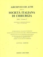 Archivio ed atti della società italiana di chirurgia 2000. Vol 3