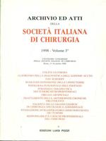 Archivio ed atti della società italiana di chirurgia 1998 - vol 3