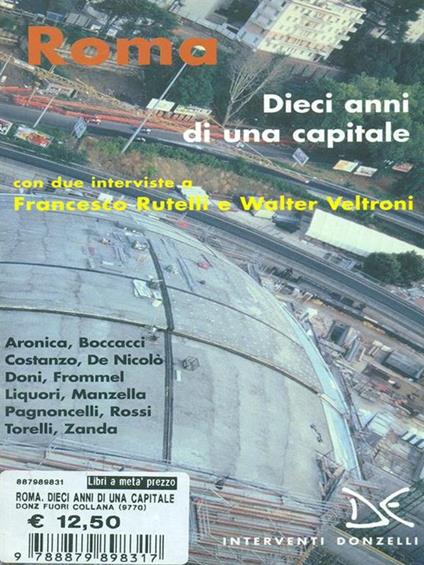 Dieci anni di una capitale - copertina