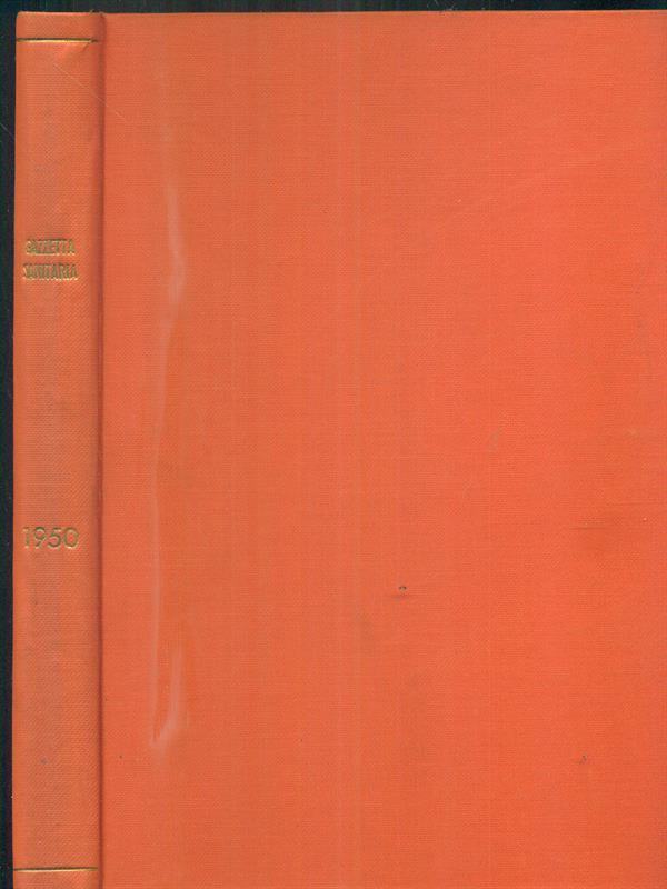 gazzetta sanitaria 1950