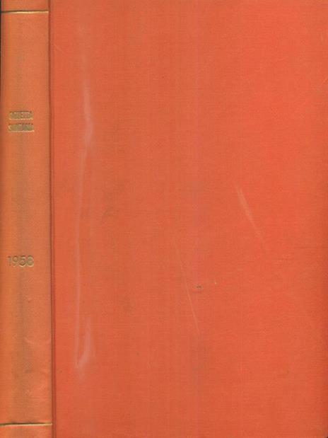 gazzetta sanitaria 1958 - copertina