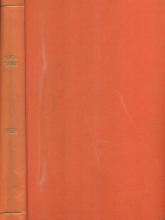 gazzetta sanitaria 1958 - copertina