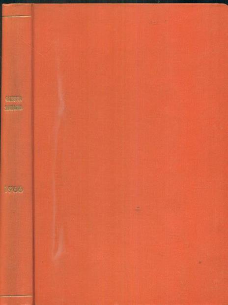 gazzetta sanitaria 1966 - copertina