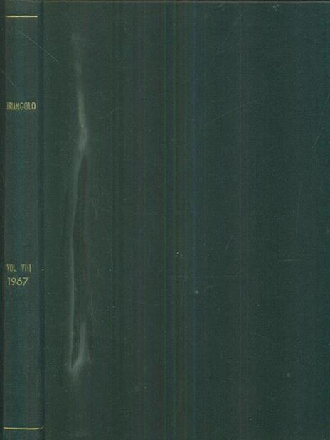 triangolo vol VIII 1967 - copertina