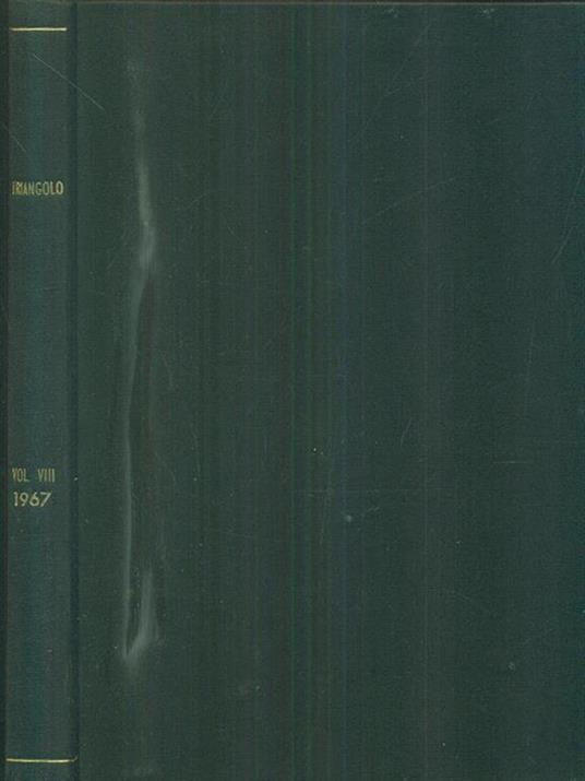 triangolo vol VIII 1967 - copertina