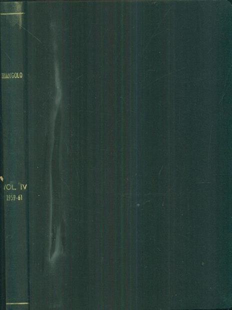 triangolo vol IV 1959-61 - copertina