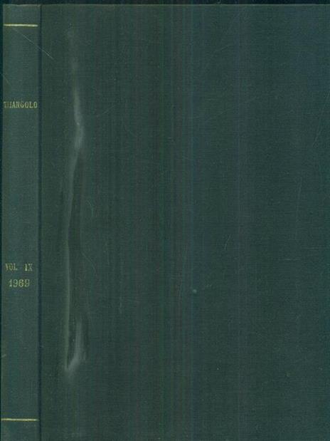 Triangolo vol IX - 1969 - copertina