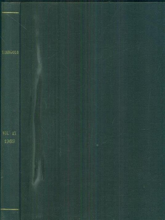 Triangolo vol IX - 1969 - copertina