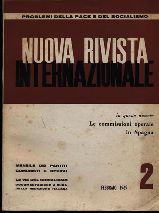 Nuova rivista internazionale n. 2/febbraio 1969 - copertina