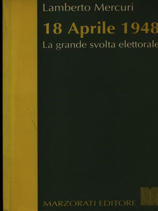 18 aprile 48 - Lamberto Mercuri - copertina