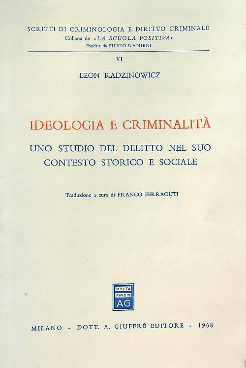 Ideologia e criminalità