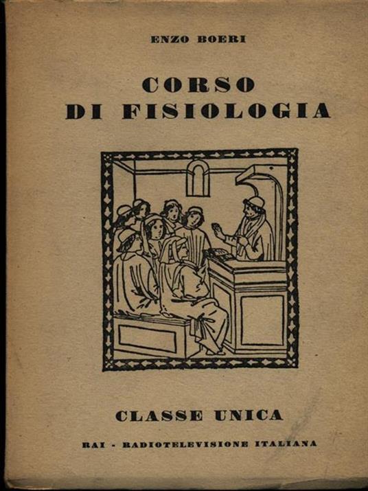 Corso di fisiologia - Enzo Boeri - copertina