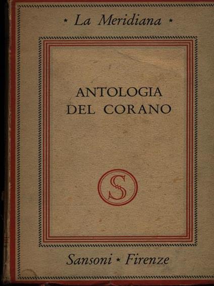 Antologia del Corano - copertina