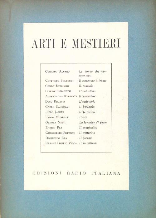 Arti e mestieri