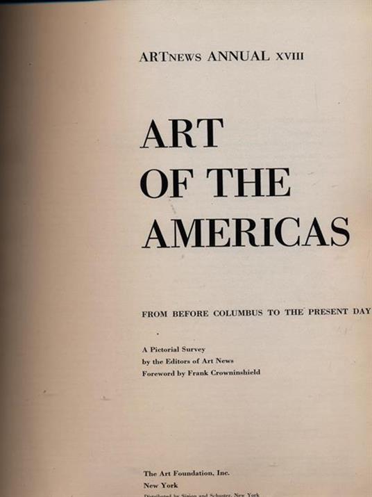 Art of the Americas - copertina