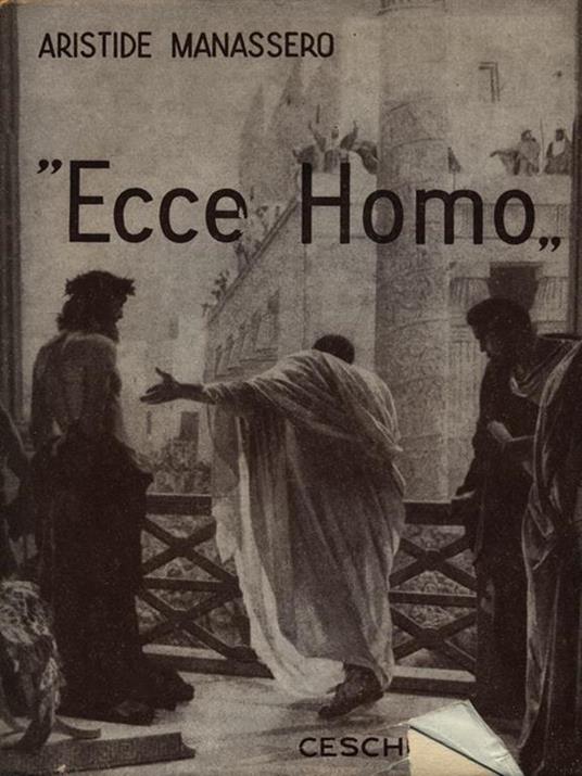 Ecce Homo - Aristide Manassero - copertina