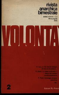 Volontà n. 2/marzo -aprile 1975 - 2
