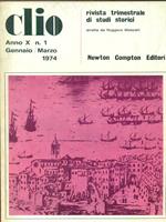 Clio anno X N 1 / Gennaio-marzo 1974