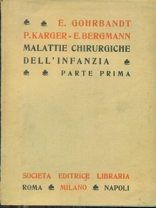 Malattie chirurgiche dell'infanzia parte prima