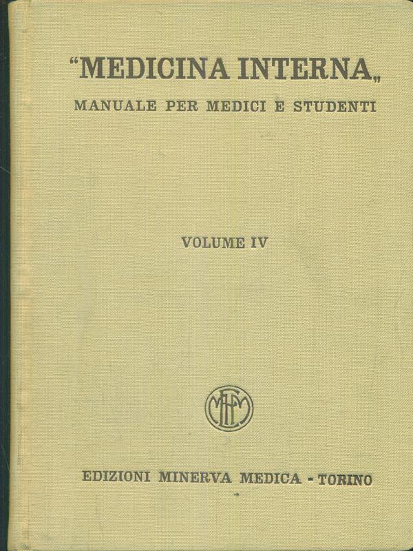 Medicina interna vol IV
