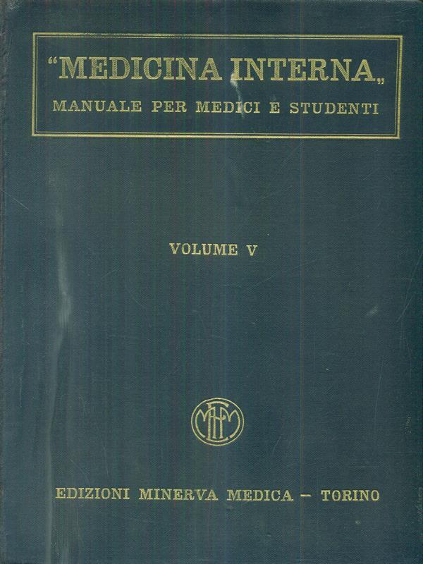 Medicina interna vol V