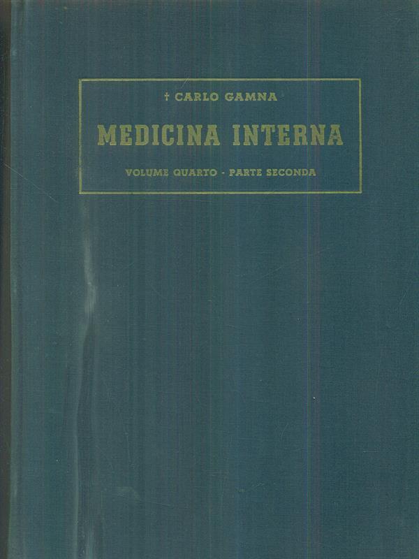 Medicina interna vol quarto parte prima e seconda