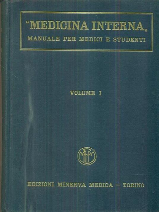 Medicina interna vol I - Angelo Ceconi - copertina