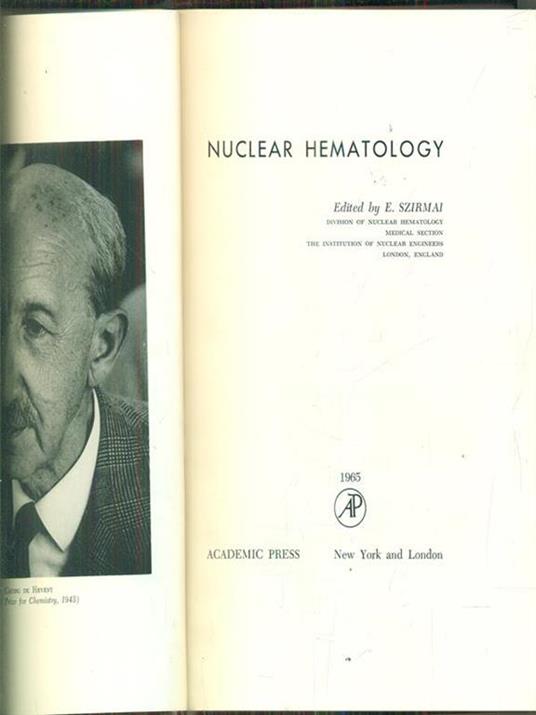 Nuclear Hematology - E. Szirmai - copertina
