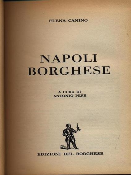Napoli borghese - Elena Canino - copertina