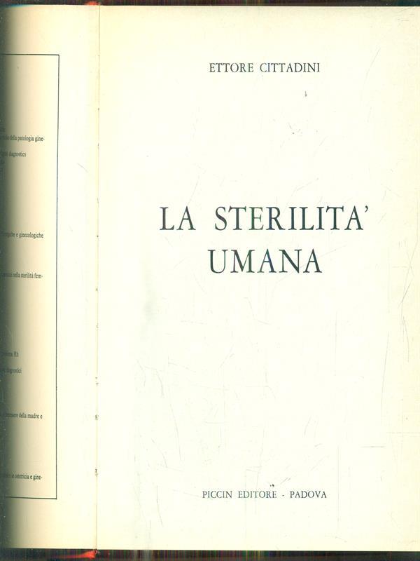 La sterilità umana