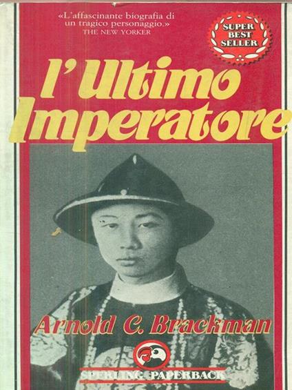 L' ultimo imperatore - copertina