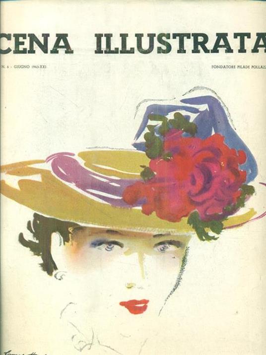 Scena illustrata anno 58- n 6/ giugno 1943 - copertina