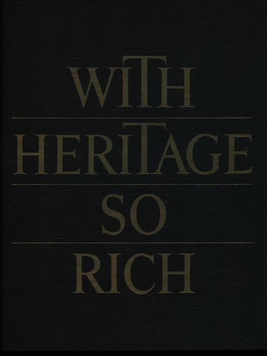 With Heritage so rich - copertina