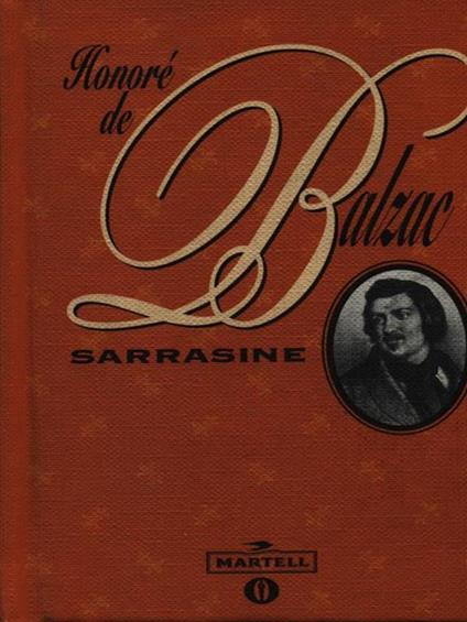 Sarrasine - Honoré de Balzac - copertina