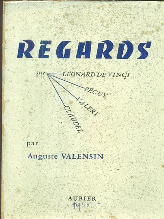 regards II - Auguste Valensin - copertina