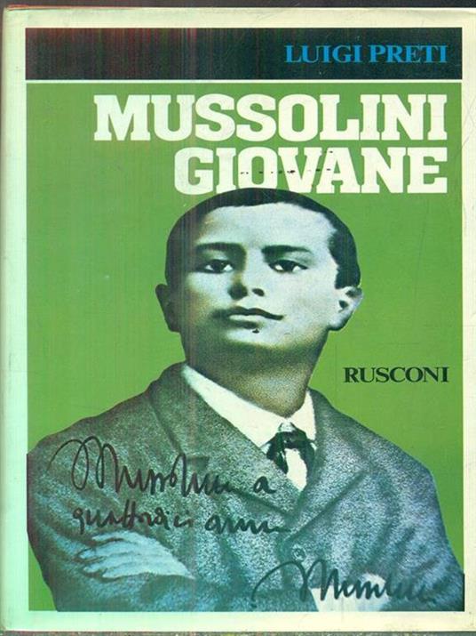 Mussolini giovane - Luigi Preti - copertina