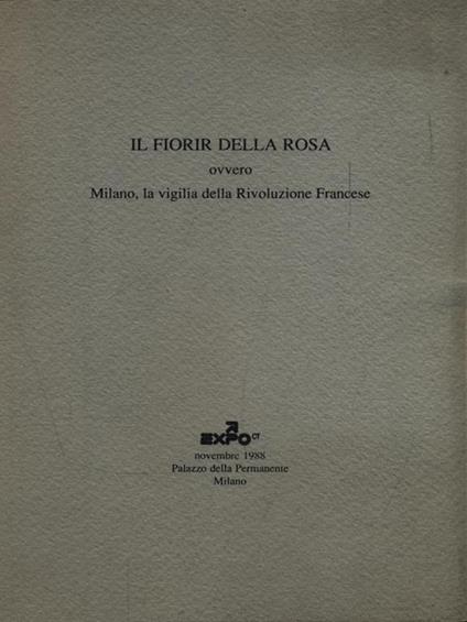 Il fiorir della rosa - Monica Amari - copertina