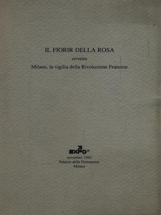 Il fiorir della rosa - Monica Amari - copertina