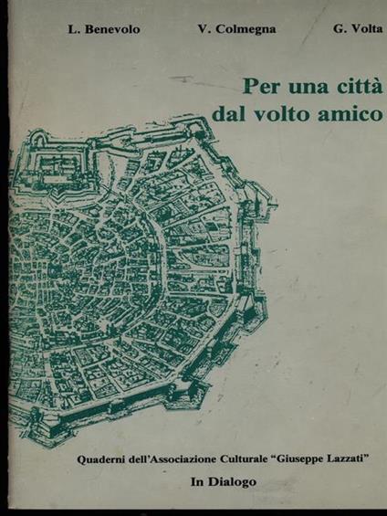 Per una città dal volto amico - copertina