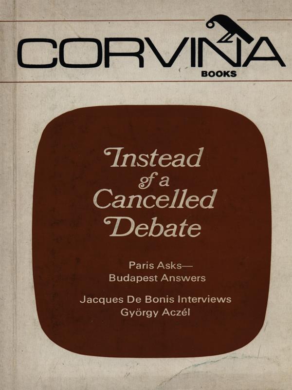 Instead of a cancelled debate