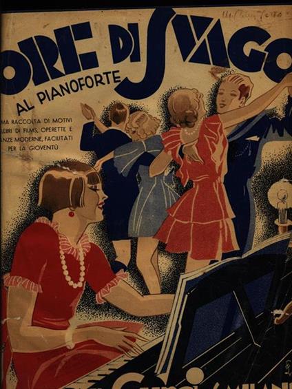 Ore di svago al pianoforte - spartiti - copertina