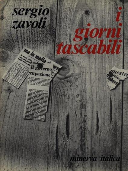 I giorni tascabili - Sergio Zavoli - copertina