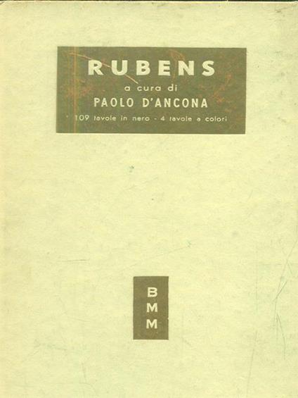 Rubens - Paolo D'Ancona - copertina
