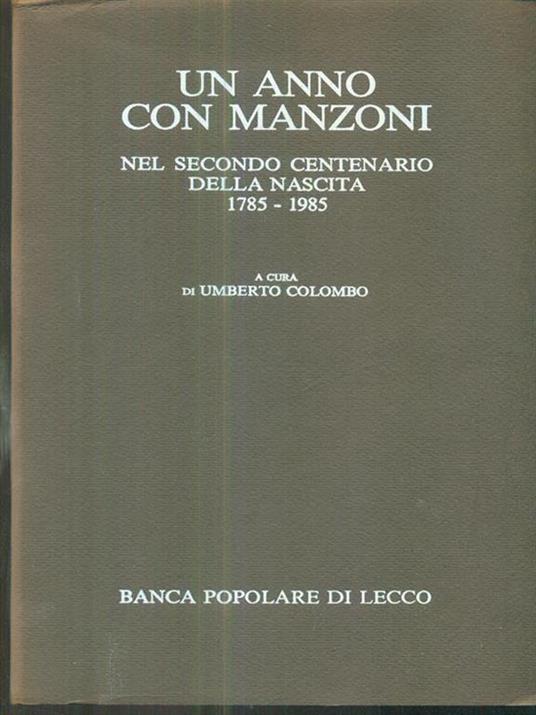 Un anno con Manzoni - Umberto Colombo - 2